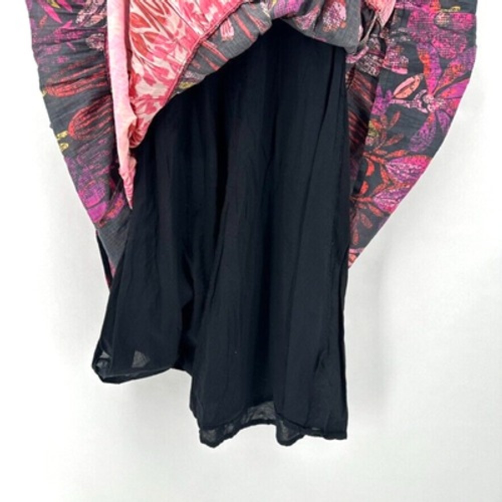 Roopa Pemmaraju Calla‎ Tiered Maxi Dress Size XS Floral Long Sleeve Boho Cottage - Picture 10 of 11